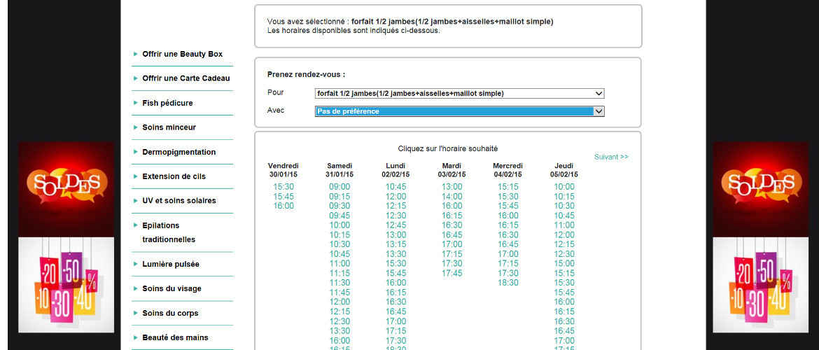 Les clients apprécient la prise de rdv par internet